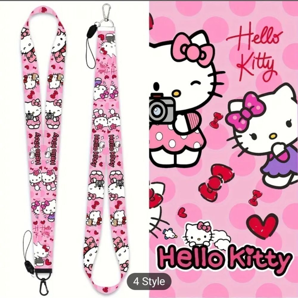 New Pink Hello Kitty Lanyard